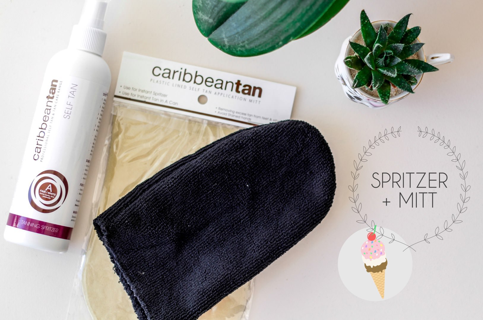 caribbean tan products self tan spritzer